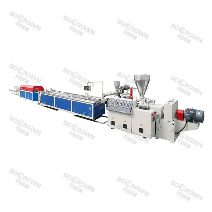 PVCWPC profilewood-plastic extrusion production line (1)