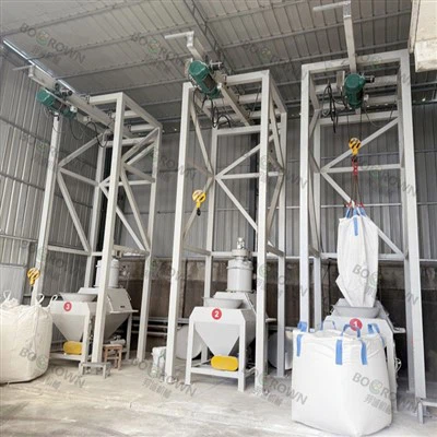 Sistema de mescla d'alimentació de dosificació de PVC