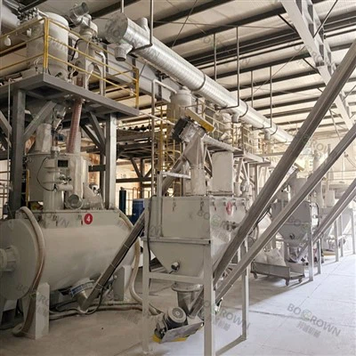 Sistema d'alimentació centralitzat de mescla de PVC